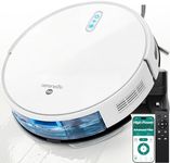 Smart Robot Vacuum and Mop Combo, 2000Pa Suction, App Control, 4 Cleaning Modes, Anti-Fall Sensors, Multi-Surface Cleaning, Self-Charging, Ideal for Pet Hair, Soft and Hard Floors, White
