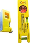 Inditrust 4" & 8" spirit level with magnet torpedo level pack of 2 Magnetic Torpedo Level (10CM & 20CM) Ultrafast Magnetic Torpedo Level