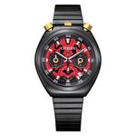 Citizen Quartz Star Wars Men's Watch, Stainless Steel, Black Bracelet, Red Dial, Darth Maul