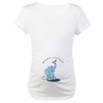 CafePress Grandma's Little Peanut Maternity T Shirt Cotton Maternity T-shirt, Cute & Funny Pregnancy Tee White