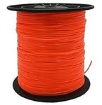 KAKO 080 Trimmer Line Square Weed Wacker String .080-Inch-by-1200-ft Commercial Grade Square String Trimmer Line, Weed Eater String .080 Fits Most String Trimmer(Orange)