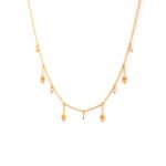 Shaya By Caratlane Lullaby Of The Leaves Necklace In Gold Plated 925 Silver For Women