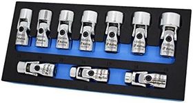 Astro Pneumatic Tool 74310 10-Piece 3/8" Drive Flex Socket Set - 6 Point - Metric