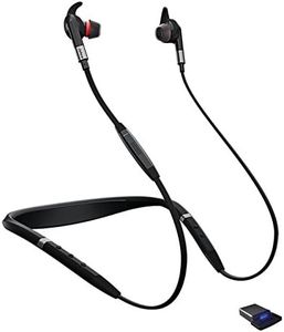 Jabra Evolve 75e MS Teams Bluetooth Wireless in-Ear Earphones with Mic - Noise-Canceling
