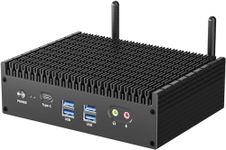 TOPGRO Fanless Mini PC Core i7-1255U (10Cores/12Threads/Up to 4.7GHz) 16GB DDR4/512GB PCIe4.0 SSD Thunderbolt4/2.5Gbps LANx2/Wi-Fi 6E/BT5.3/HDMI2.0x2/ DP1.4x1 8K&60Hz Windows11 Pro