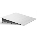 Door Threshold Ramp 5" Rise Door Ramp Aluminum Entry Ramp or Doorways Rated 800 lbs Load Capacity forWheelchair Scooters Power Chairs Walkers(5 Inch (Pack of 1))