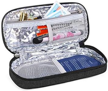 Luxja Bolsa Insulina, Bolsa Termica para Diabético, Bolsa para Pluma de Insulina y Otros Suministros para Diabéticos (Solo Bolsa), Negro