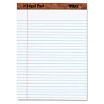 Tops 75330 "The Legal Pad" Ruled Pads, Legal/Wide, 8 1/2 X 11 3/4, White, 50 Sheets