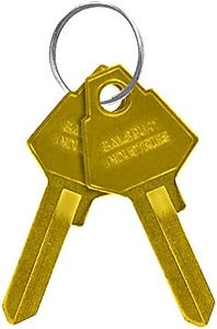 Salsbury Industries Mailboxes Key Blank, Brass, Pins 5, PK50