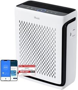 LEVOIT HEPA Luftreiniger, Air purifier mit Lichtsensor und waschbarem Vorfilter, 23 dB, CADR 243 m³/h, Wohnung bis 52 m², entfernt 99,97 % von Staub, Pollen, Tierhaaren & Gerüchen, Tiermodus