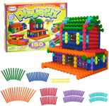 Playstix Construction Toy Building Blocks Set 150 Piece STEM Kit