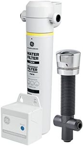 GE Single Stage Under Sink Water Filter System | Water Filtration System Reduces Impurities in Water | Easy Install, No Plumbing Required | Replace Filter (FQK1K) Every 6 Months | GXK185KBL