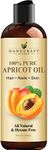 Handcraft Blends Apricot Kernel Oil - 8 Fl Oz - 100% Pure and Natural - Premium Grade Oil for Skin and Hair - Carrier Oil - Hair and Body Oil - Massage Oil - Cold-Pressed and Hexane-Free