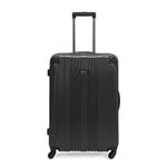 Kenneth Cole REACTION Out of Bounds Lightweight Hardshell 4-Wheel Spinner Luggage, Charcoal, 28-Inch Checked, Out of Bounds