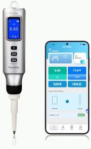 Kactoily Dough pH Meter with App, Food pH Pocket Tester Kit