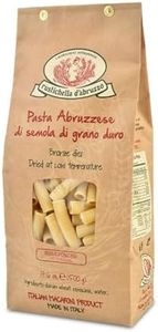 Rustichella d'Abruzzo Rigatoncini - 500g Classic Ridged Italian Pasta Tubes - Ideal for Spicy Tomato Sauces & Roman Gricia - Authentic Durum Wheat Pasta from Abruzzo, Italy