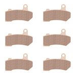 Front & Rear Brake Pads Sintered for Harley Davidson FLHR Road King FLHX Street Glide,08-20 FLHTCU Ultra Classic Electra Glide VRSCDX Night Rod, Road Glide FLTRX Limited FLHXS Street Glide Special