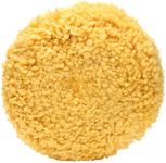 3M unisex adult - 3M Wool Polishing Pad 05713 For Boats Cars Trucks and RVs Single Sided 9 Inches, Yellow, 1 Pack US