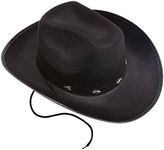 Kangaroo Black Cowboy Hat for Men &