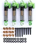 RCAWD CR18P Shocks Double Barrel 43mm for Hobby Plus 1/18 CR18P Rock Van & Trail Hunter Front Rear Shock Upgrade Parts Green