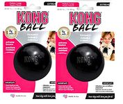 KONG - Extreme Ball - Durable Rubber Dog Toy for Power Chewers, Black - for Medium/Large Dogs
