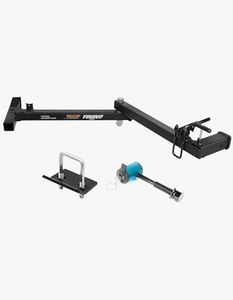 Young 250 lbs Heavy Duty Swing Away Hitch Adapter for Bike Rack & Cargo Carrier, Pre-Assembled 2" Hitch Extender