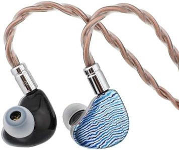 Linsoul 7Hz Aurora in Ear Monitor, 1 DD+1 Planar +2 BA IEM Earphones with 3D Printed Shells, Wired Gaming Earbuds, Detachable 2pin Cable for Musician Audiophile