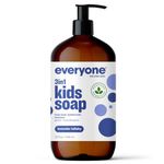 Everyone 3-in-1 Soap for Every Kid Safe, Gentle and Natural Shampoo, Body Wash, and Bubble Bath, Lavender Lullaby