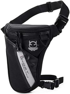 Fansport Leg Bag Outdoor Thigh Bag Motorcycle Bike Bag, Multifunctional Tactical Thigh Packs for Hiking Traveling Fishing Drop Leg Pack Military Waist Leg Bag