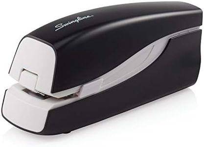 Swingline Electric Stapler, 20 Sheet Capacity, Portable, Full Strip, Plug In or Battery, Black (48200)