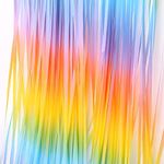 Pastel Rainbow Foil Fringe Curtain 