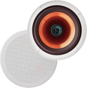 Pyle 6.5" in-Wall/in-Ceiling Speakers Pair – 200W 2-Way Flush Mount Home Audio System, Directional Sound Control, Polymer Dome Tweeter, 70Hz–20kHz