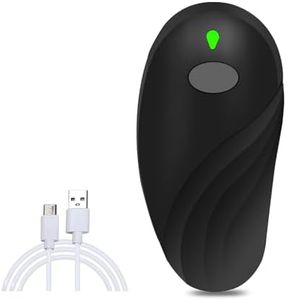 Rechargeable Auto Electric Can OpenerTouch Side Cut Opener Open Your Cans with A Simple Press of Button - Automatic,Smooth Edge,Food-Safe,for Kitchen for Seniors with Arthritis Small Size (Black)