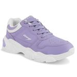 Aerokick Women Sneakers, Comfortable Lightweight Casual Sports Shoe, Lace-Up Sneaker for Women (Lavender)