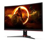 AOC Gaming C27G2E - 27 Inch FHD Curved Monitor, 165Hz, VA, 1ms, Low Input Lag, 1500R Curved, G-Menu, Tilt (1920 x 1080 @ 165Hz, 250 cd/m², HDMI 2.0 / DP 1.2)