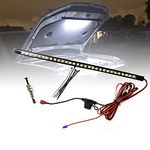 GraceYou Under Hood LED Light Kit, Waterproof 12V Car LED Lights Bars Car Hood Work Inspection Lights Underhood Work Light Kit with Automatic On/Off -Universal Fits Any Vehicle