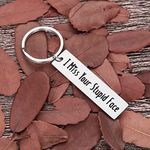 Long Distance Relationship Friendship Gifts for him her Sister Keychain Boyfriend Girlfriend Anniversary Birthday Gifts Husband Wife Valentine Gifts for Best Friends Miss You Key Chain Christmas