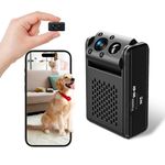 CustCare Spy Camera | WiFi Hidden Mini Camera with PIR Motion Detection - WiFi/No-WiFi | 90° Rotatable, 4K HD, Day & Night Recording, Magnetic Mounting, Cloud & SD Storage