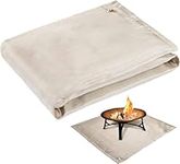 Fire Pit Mat - 39 * 39in Fireproof 