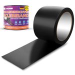 HOMIK Extremely Strong Waterproof Tape Outdoor & Indoor | Roof Repair Tape 10cmx5m | Adhesive Tape UV Resistant | Duct Tape | Self-sealing Adhesive Tape | Black Adhesive Tape