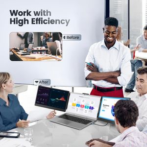 Teamgee 14-Inch Portable Monitor – Full HD USB-C Display