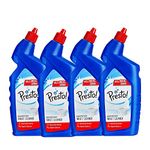 Amazon Brand - Presto! Disinfectant Toilet Cleaner, Original | 4 Litre | 1 L X 4 Packs | Kills 99.9% Germs | Removes Tough Stains | Provides Long Lasting Freshness