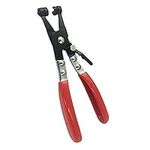 Hose Clamp Plier Auto Repair Tool Swivel Flat Band for Removal and Installation of Ring-Type or Flat-Band Hose Clamps