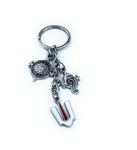 Shiani Lord Tirupati Balaji Tilak Sankh Shell Metal Keychain - MultiColor - Spiritual Key Ring - Devotional Keepsake - Ideal Gift for Devotees and Spiritual Enthusiasts