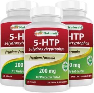 Best Naturals 5-HTP 200 mg Supplement 120 Vegetarian Capsules (120 Count (Pack of 3))