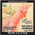 Hair Color & Conditioner- Light Red Light Red Light Mountain 4 oz Powder