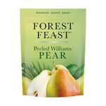 FOREST FEAST Williams Pears 6 x 120g | Award Winning Healthy Snack with 100% Naturally Dried Pear Fruit Pieces with No Added Sugar, High in Fibre & Low Fat