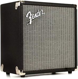 Fender Rumble 15 V3 Bass Amp for Bass Guitar, 15 Watts, with 2-Year Warranty 6 Inch Speaker, with Overdrive Circuit and Mid-Scoop Contour Switch