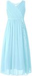 CHICTRY Girls' Kids Chiffon Sleevel