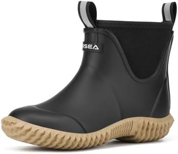 HISEA Kids Rain Boots Waterproof Neoprene Rubber Boot